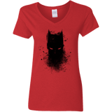 T-Shirts Red / S Ink Shadow Women's V-Neck T-Shirt