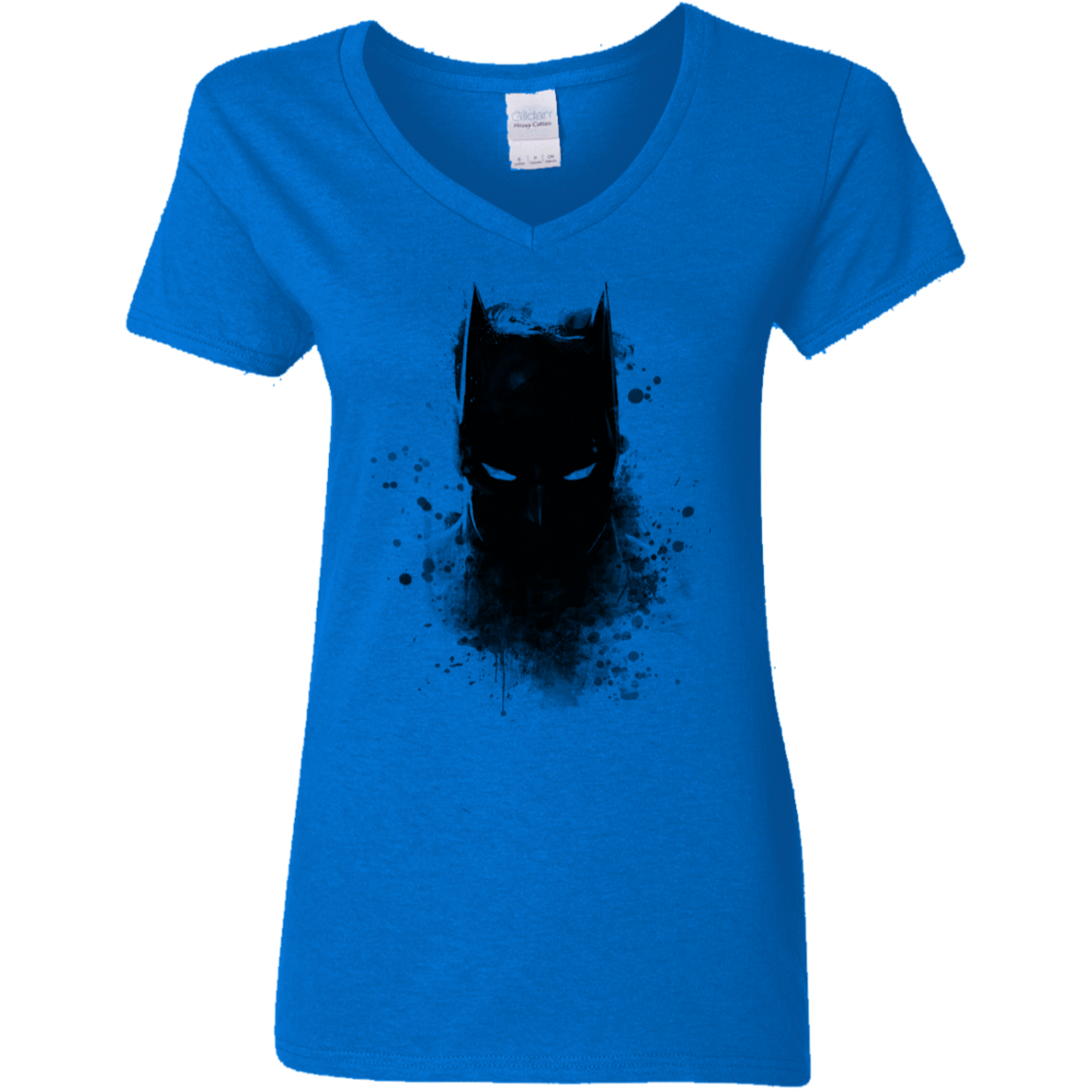 T-Shirts Royal / S Ink Shadow Women's V-Neck T-Shirt