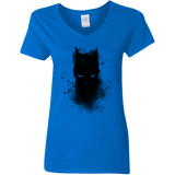 T-Shirts Royal / S Ink Shadow Women's V-Neck T-Shirt