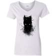 T-Shirts White / S Ink Shadow Women's V-Neck T-Shirt