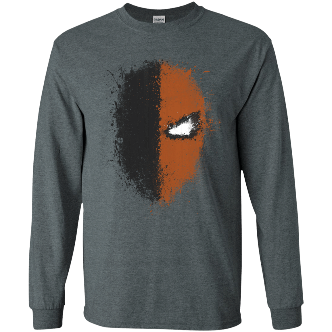 T-Shirts Dark Heather / S Ink Stroke Men's Long Sleeve T-Shirt