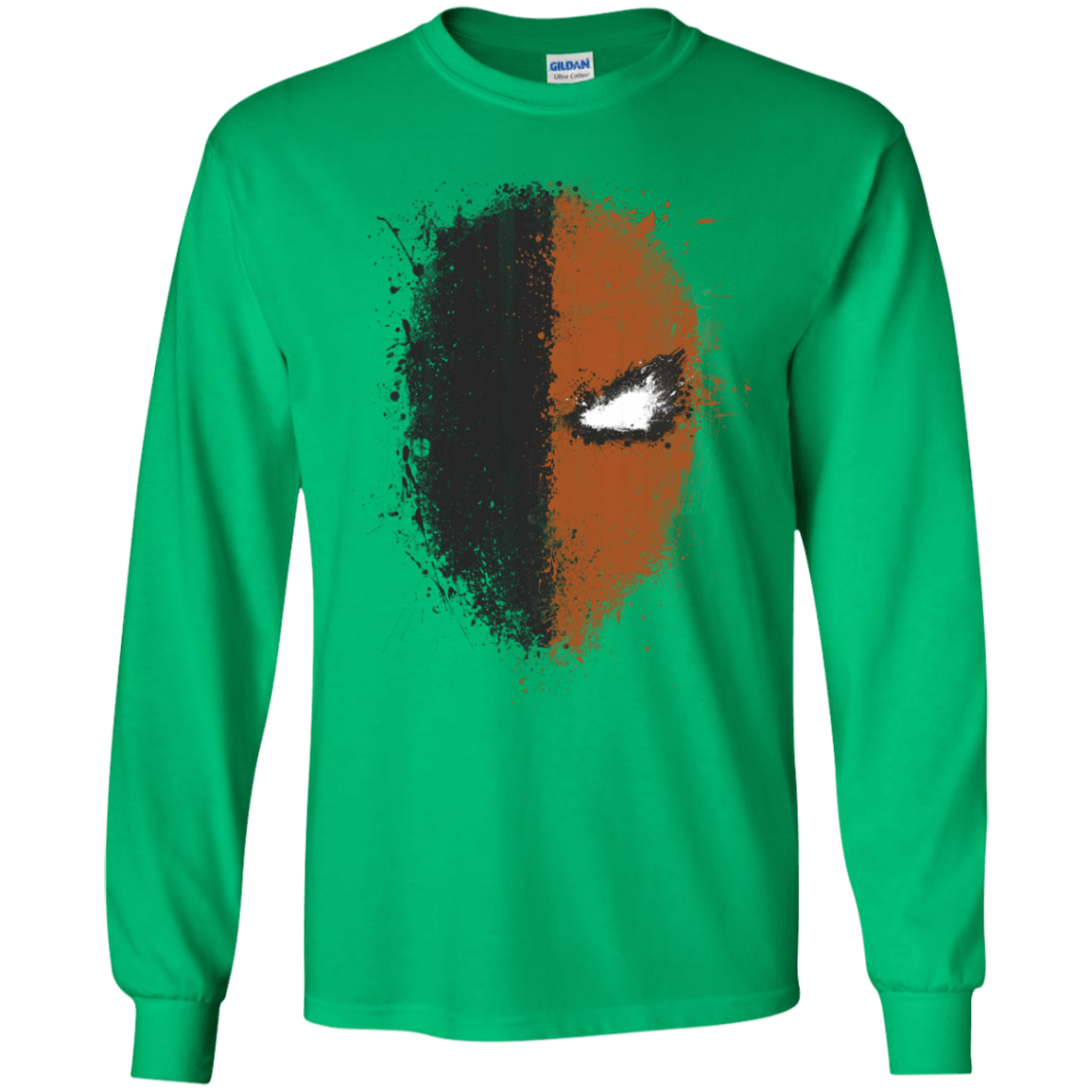 T-Shirts Irish Green / S Ink Stroke Men's Long Sleeve T-Shirt