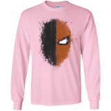 T-Shirts Light Pink / S Ink Stroke Men's Long Sleeve T-Shirt