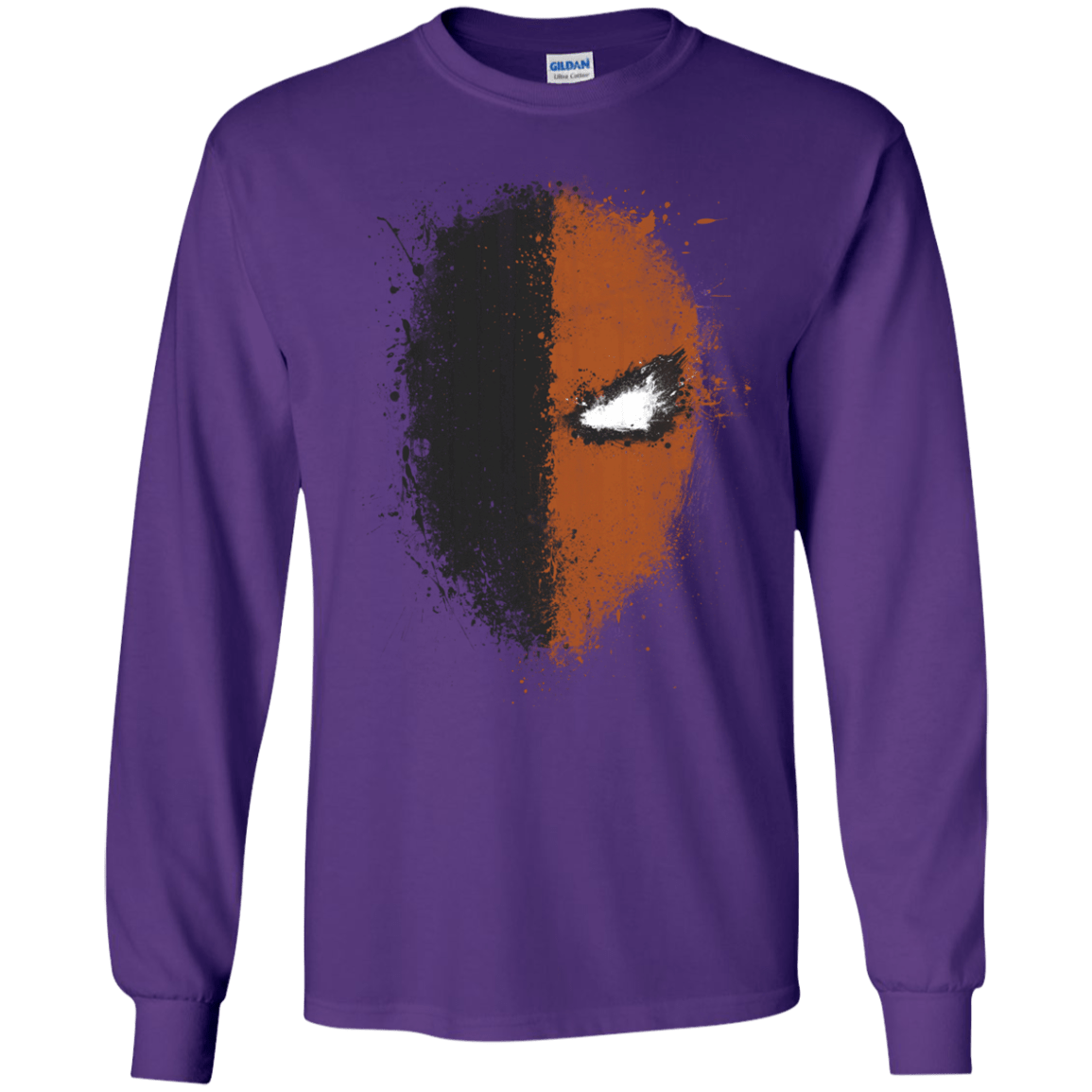 T-Shirts Purple / S Ink Stroke Men's Long Sleeve T-Shirt