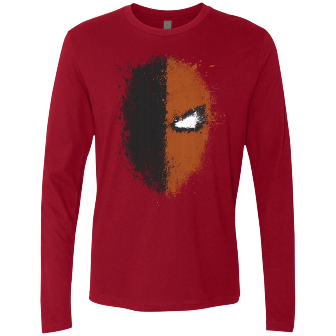 T-Shirts Cardinal / S Ink Stroke Men's Premium Long Sleeve