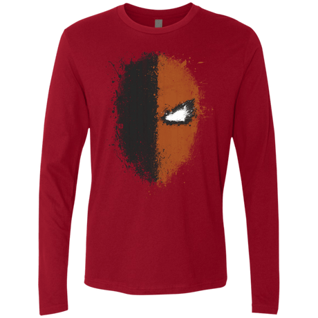 T-Shirts Cardinal / S Ink Stroke Men's Premium Long Sleeve