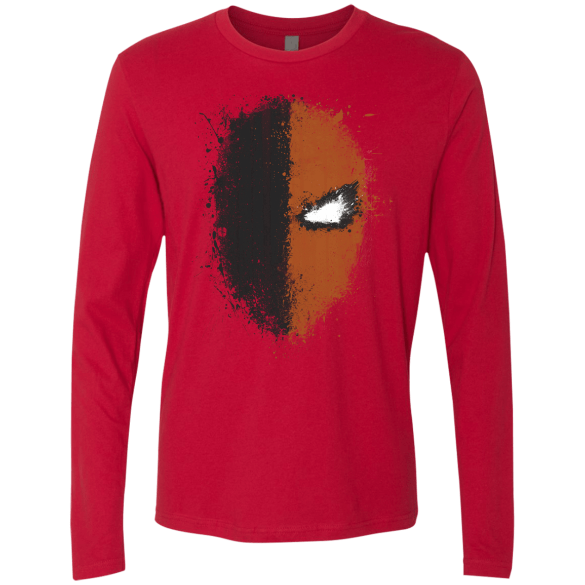 T-Shirts Red / S Ink Stroke Men's Premium Long Sleeve