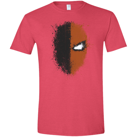 T-Shirts Heather Red / S Ink Stroke Men's Semi-Fitted Softstyle