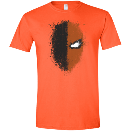 T-Shirts Orange / S Ink Stroke Men's Semi-Fitted Softstyle
