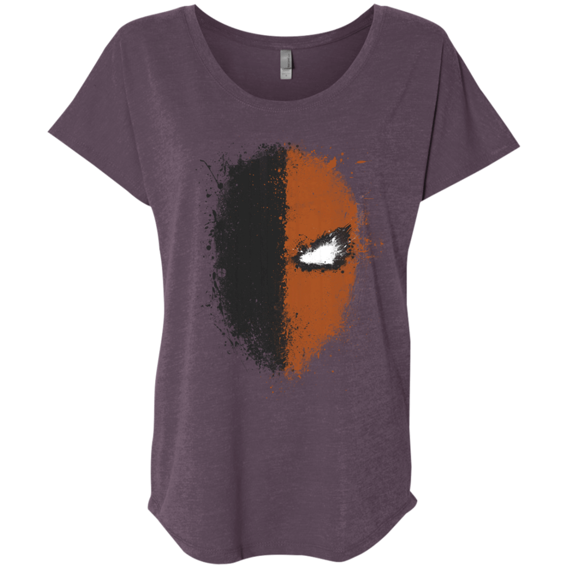 T-Shirts Vintage Purple / X-Small Ink Stroke Triblend Dolman Sleeve