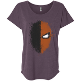 T-Shirts Vintage Purple / X-Small Ink Stroke Triblend Dolman Sleeve