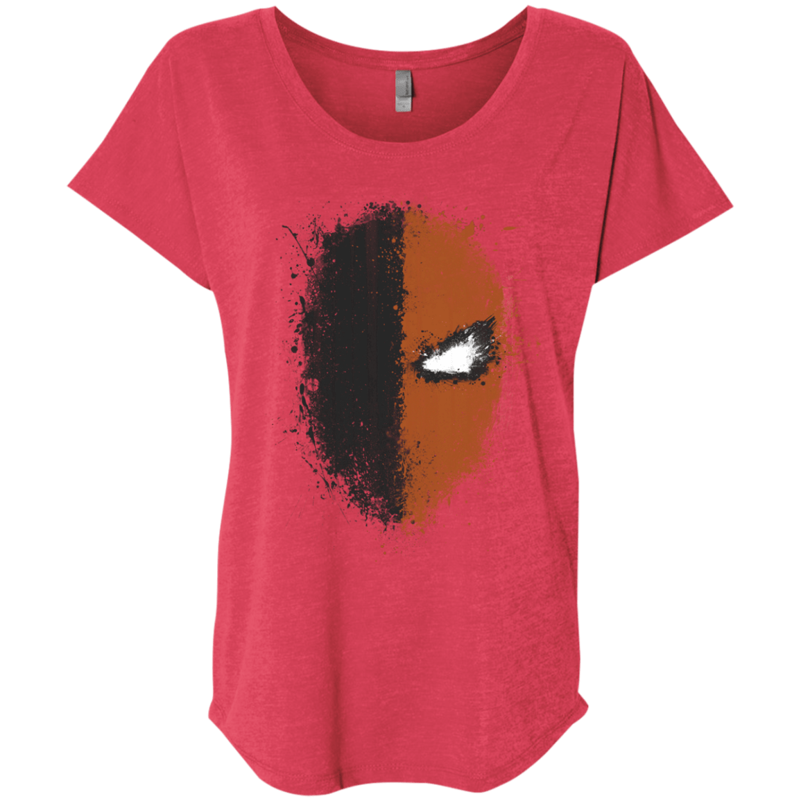 T-Shirts Vintage Red / X-Small Ink Stroke Triblend Dolman Sleeve