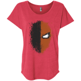 T-Shirts Vintage Red / X-Small Ink Stroke Triblend Dolman Sleeve