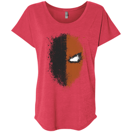 T-Shirts Vintage Red / X-Small Ink Stroke Triblend Dolman Sleeve