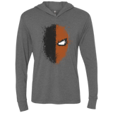 T-Shirts Premium Heather / X-Small Ink Stroke Triblend Long Sleeve Hoodie Tee