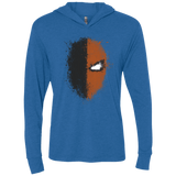 T-Shirts Vintage Royal / X-Small Ink Stroke Triblend Long Sleeve Hoodie Tee