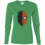 T-Shirts Irish Green / S Ink Stroke Women's Long Sleeve T-Shirt