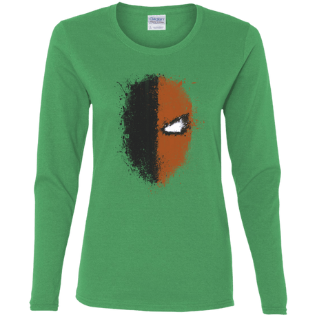 T-Shirts Irish Green / S Ink Stroke Women's Long Sleeve T-Shirt