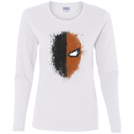 T-Shirts White / S Ink Stroke Women's Long Sleeve T-Shirt