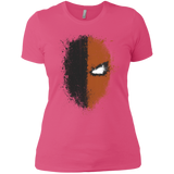 T-Shirts Hot Pink / X-Small Ink Stroke Women's Premium T-Shirt