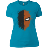 T-Shirts Turquoise / X-Small Ink Stroke Women's Premium T-Shirt