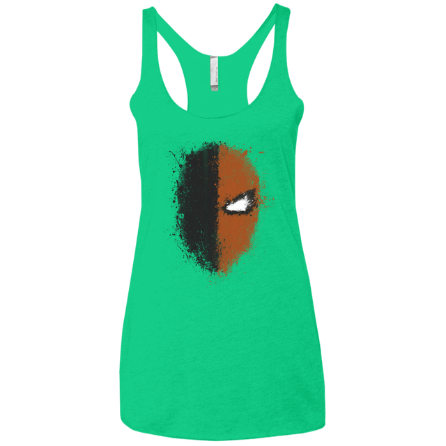 T-Shirts Envy / X-Small Ink Stroke Women's Triblend Racerback Tank