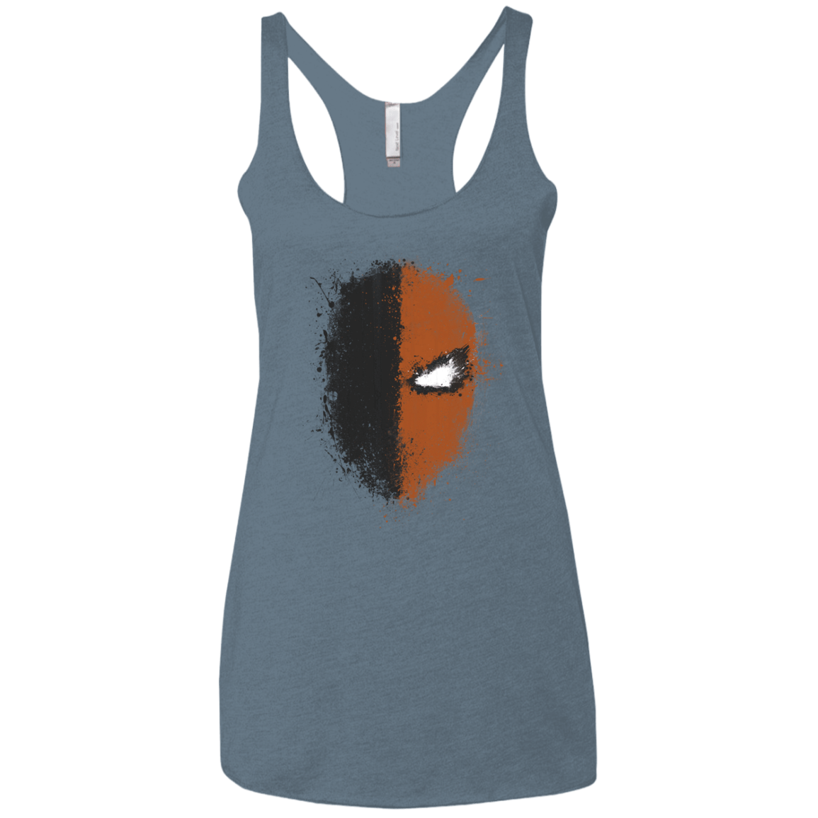 T-Shirts Indigo / X-Small Ink Stroke Women's Triblend Racerback Tank