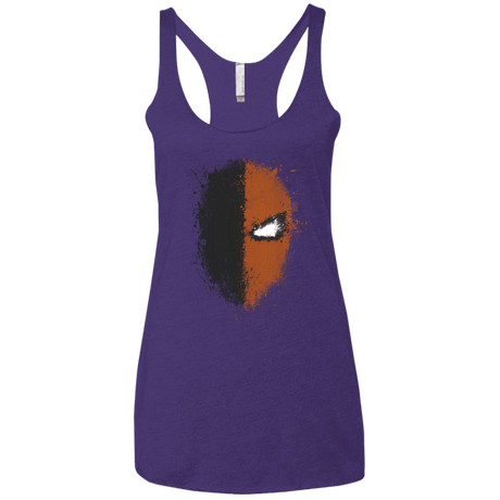 T-Shirts Purple Rush / X-Small Ink Stroke Women's Triblend Racerback Tank