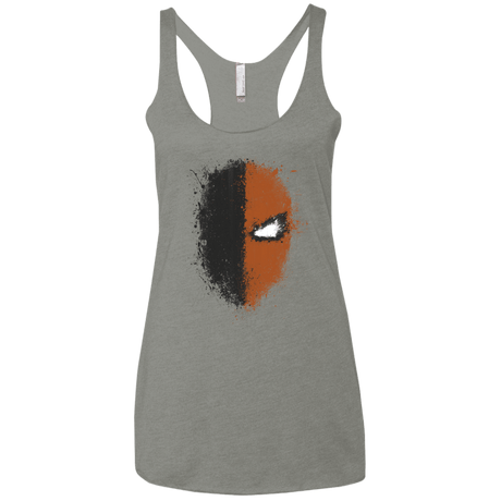 T-Shirts Venetian Grey / X-Small Ink Stroke Women's Triblend Racerback Tank