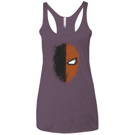 T-Shirts Vintage Purple / X-Small Ink Stroke Women's Triblend Racerback Tank