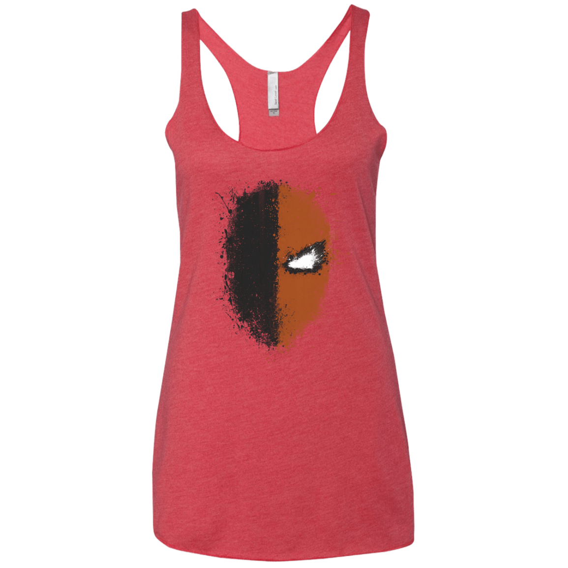 T-Shirts Vintage Red / X-Small Ink Stroke Women's Triblend Racerback Tank