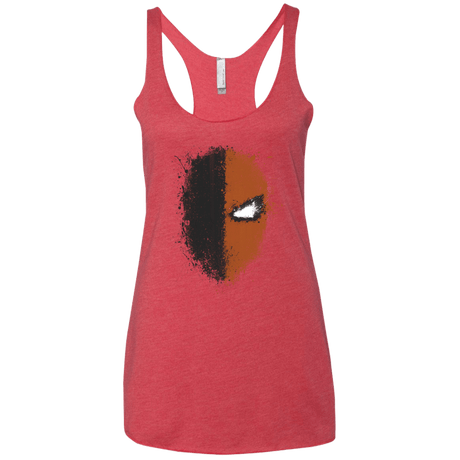 T-Shirts Vintage Red / X-Small Ink Stroke Women's Triblend Racerback Tank