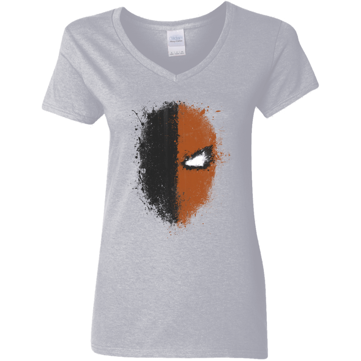 T-Shirts Sport Grey / S Ink Stroke Women's V-Neck T-Shirt