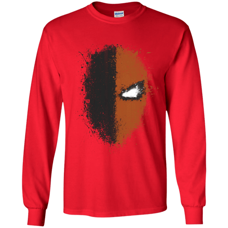 T-Shirts Red / YS Ink Stroke Youth Long Sleeve T-Shirt