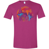 T-Shirts Antique Heliconia / S Inked Princess Men's Semi-Fitted Softstyle