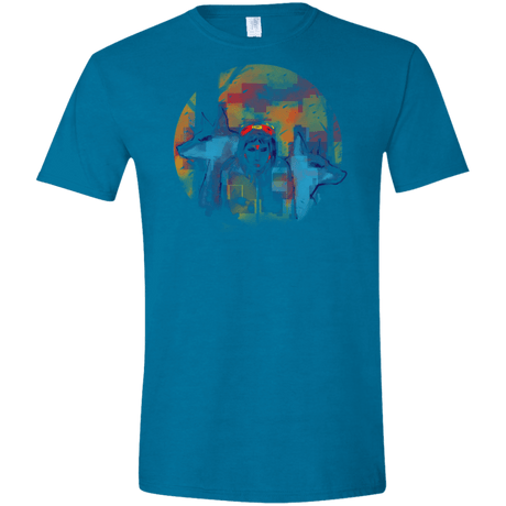 T-Shirts Antique Sapphire / S Inked Princess Men's Semi-Fitted Softstyle