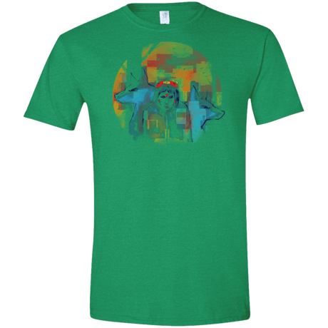 T-Shirts Heather Irish Green / S Inked Princess Men's Semi-Fitted Softstyle