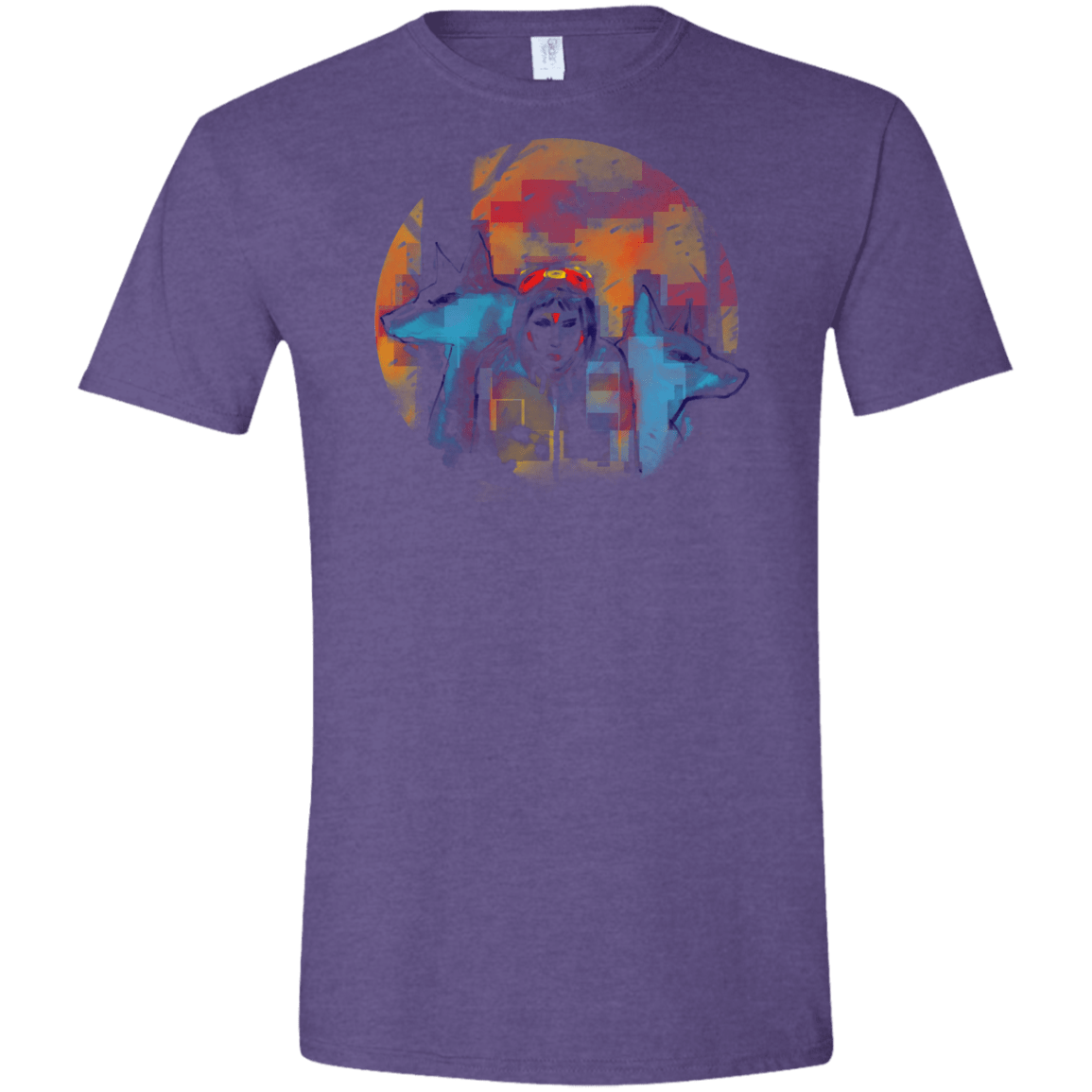 T-Shirts Heather Purple / S Inked Princess Men's Semi-Fitted Softstyle