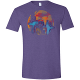 T-Shirts Heather Purple / S Inked Princess Men's Semi-Fitted Softstyle