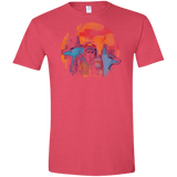 T-Shirts Heather Red / S Inked Princess Men's Semi-Fitted Softstyle