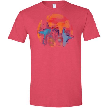 T-Shirts Heather Red / S Inked Princess Men's Semi-Fitted Softstyle