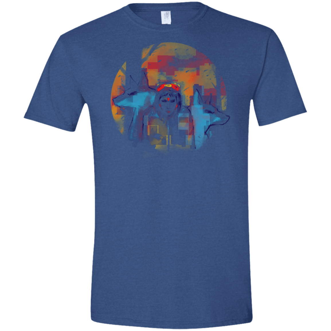 T-Shirts Heather Royal / X-Small Inked Princess Men's Semi-Fitted Softstyle