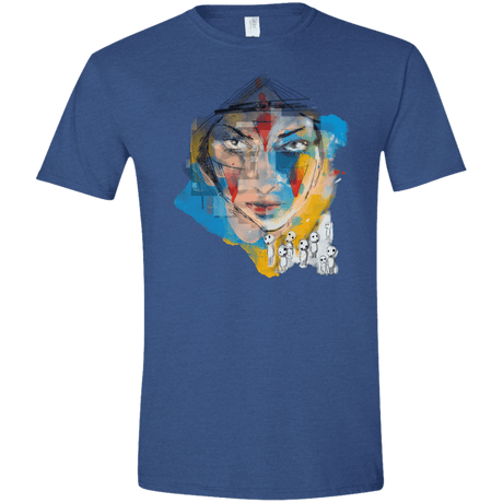 T-Shirts Heather Royal / X-Small Inked princess Men's Semi-Fitted Softstyle