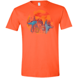 T-Shirts Orange / S Inked Princess Men's Semi-Fitted Softstyle