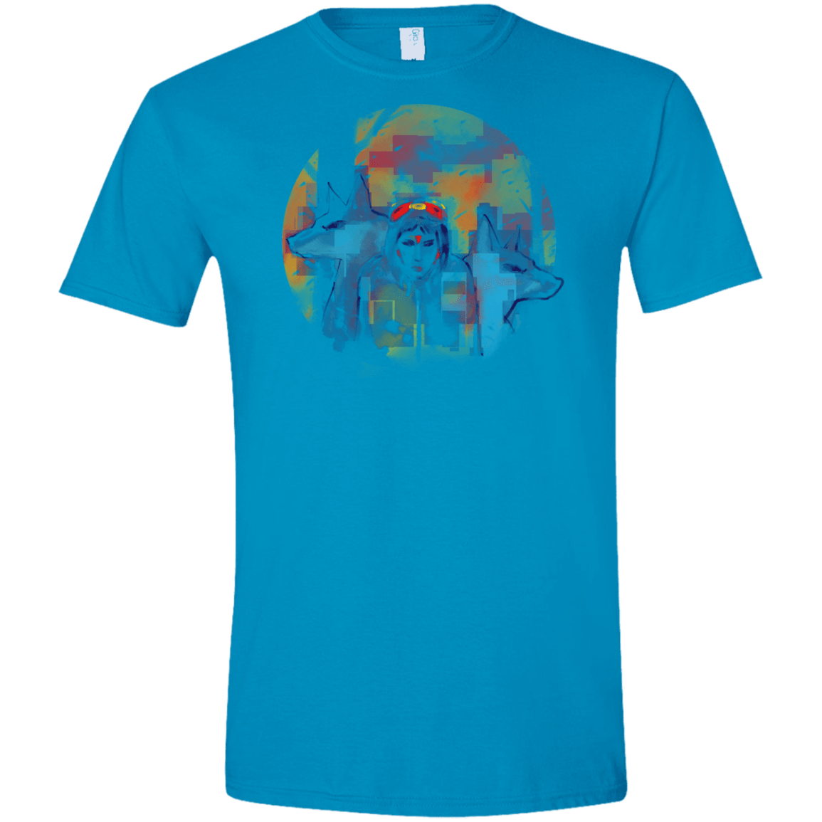 T-Shirts Sapphire / S Inked Princess Men's Semi-Fitted Softstyle