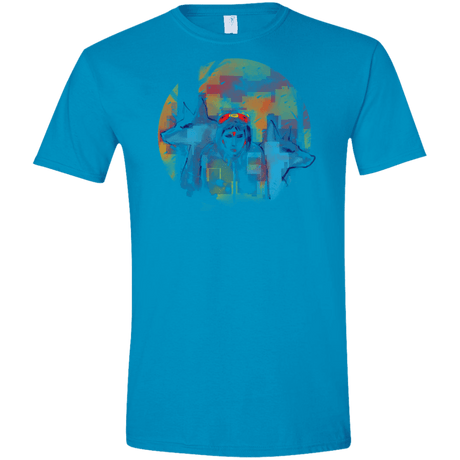 T-Shirts Sapphire / S Inked Princess Men's Semi-Fitted Softstyle