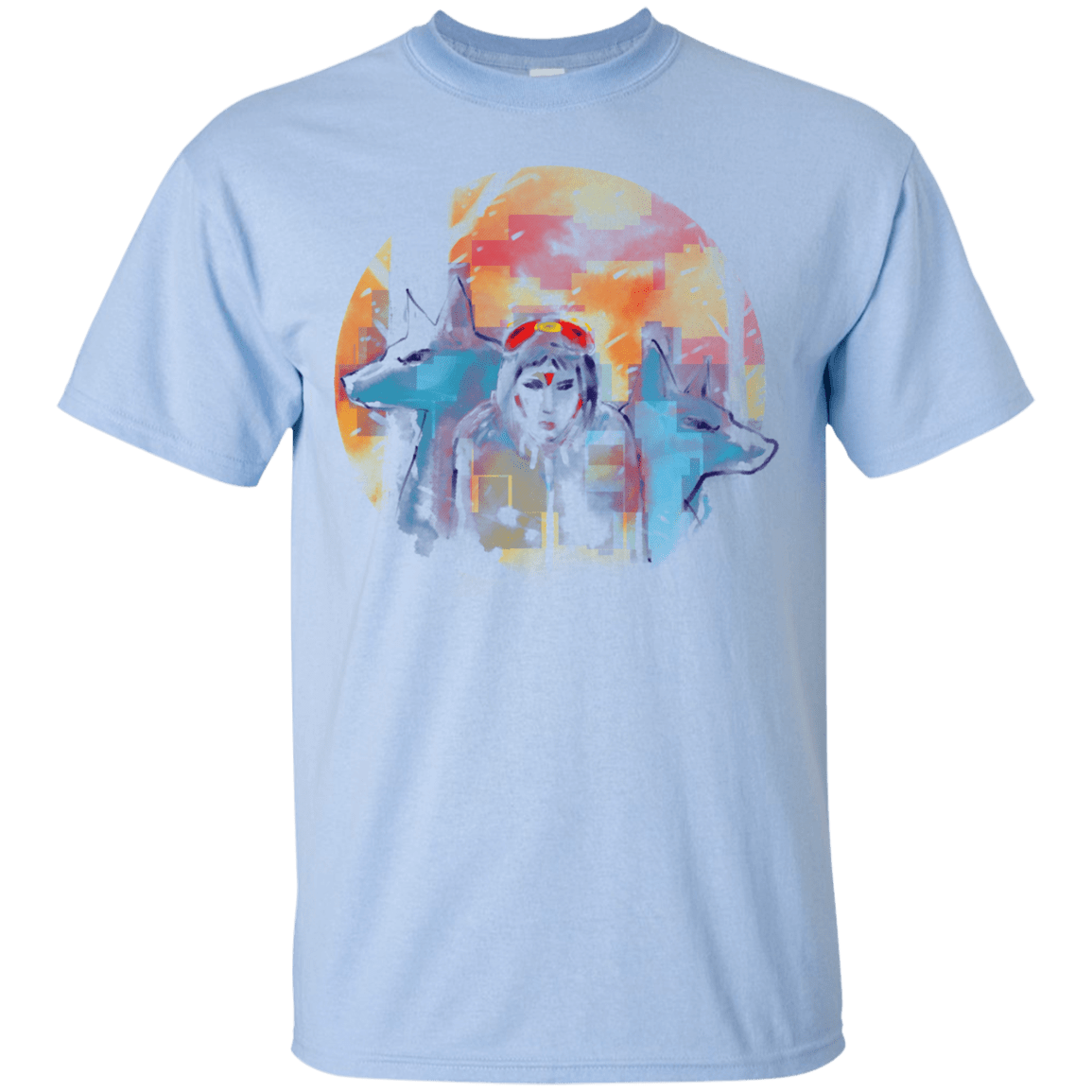 T-Shirts Light Blue / S Inked Princess T-Shirt