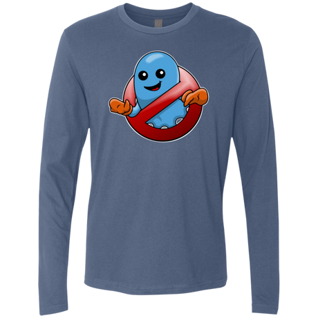 T-Shirts Indigo / Small Inky Buster Men's Premium Long Sleeve