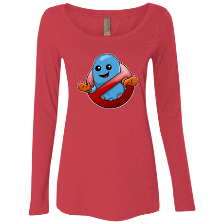T-Shirts Vintage Red / Small Inky Buster Women's Triblend Long Sleeve Shirt