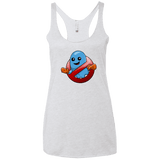 T-Shirts Heather White / X-Small Inky Buster Women's Triblend Racerback Tank